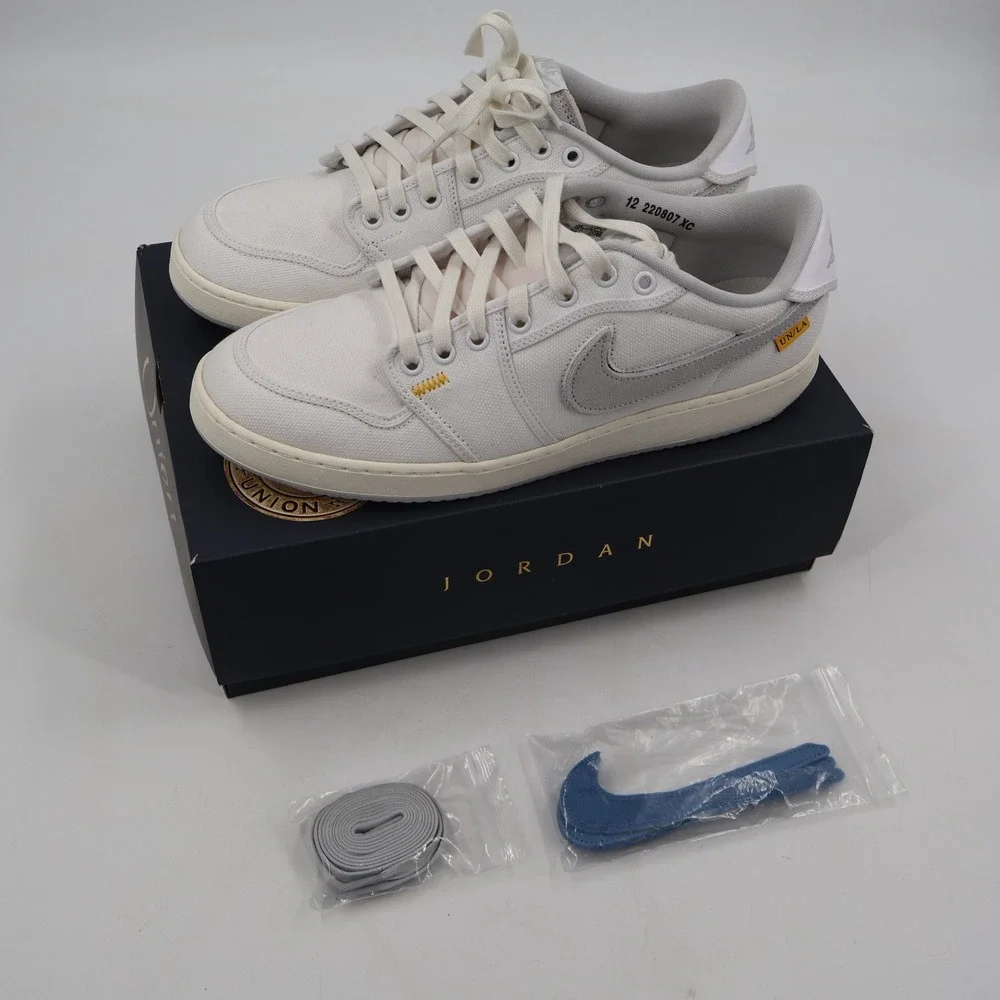 Jordan AJKO 1 Low SP Union LA Mens 12 White Neutral Grey Canvas DO8912-101